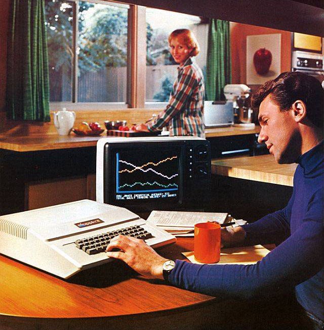 Advertisement introducing the Apple II